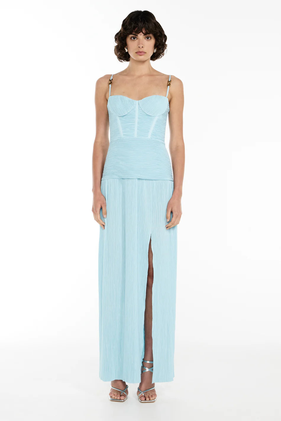 Manning Cartell Double Time Pleat Dress Hire (Acqua Spirtz)