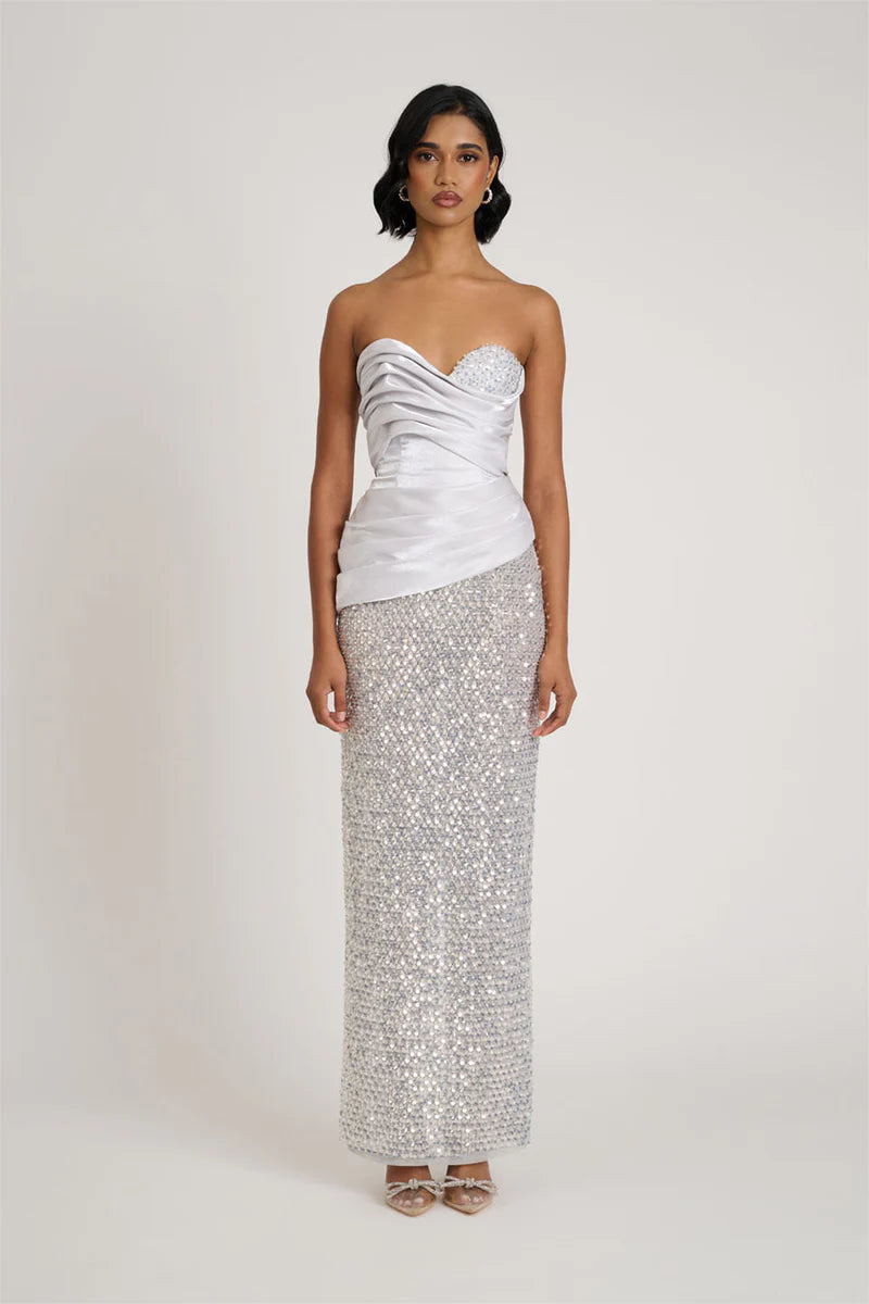 Eliyah Gia Gown | Silver
