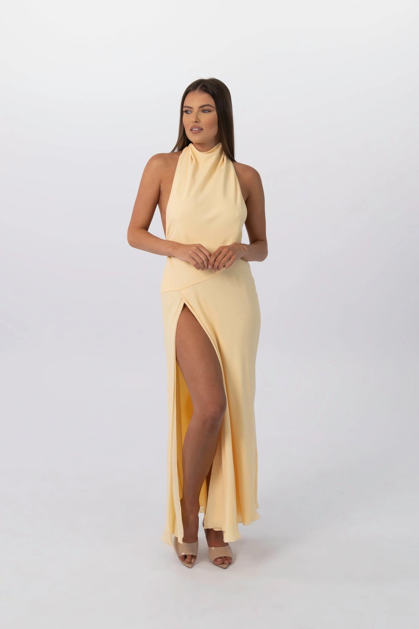 Violet Dress Yellow