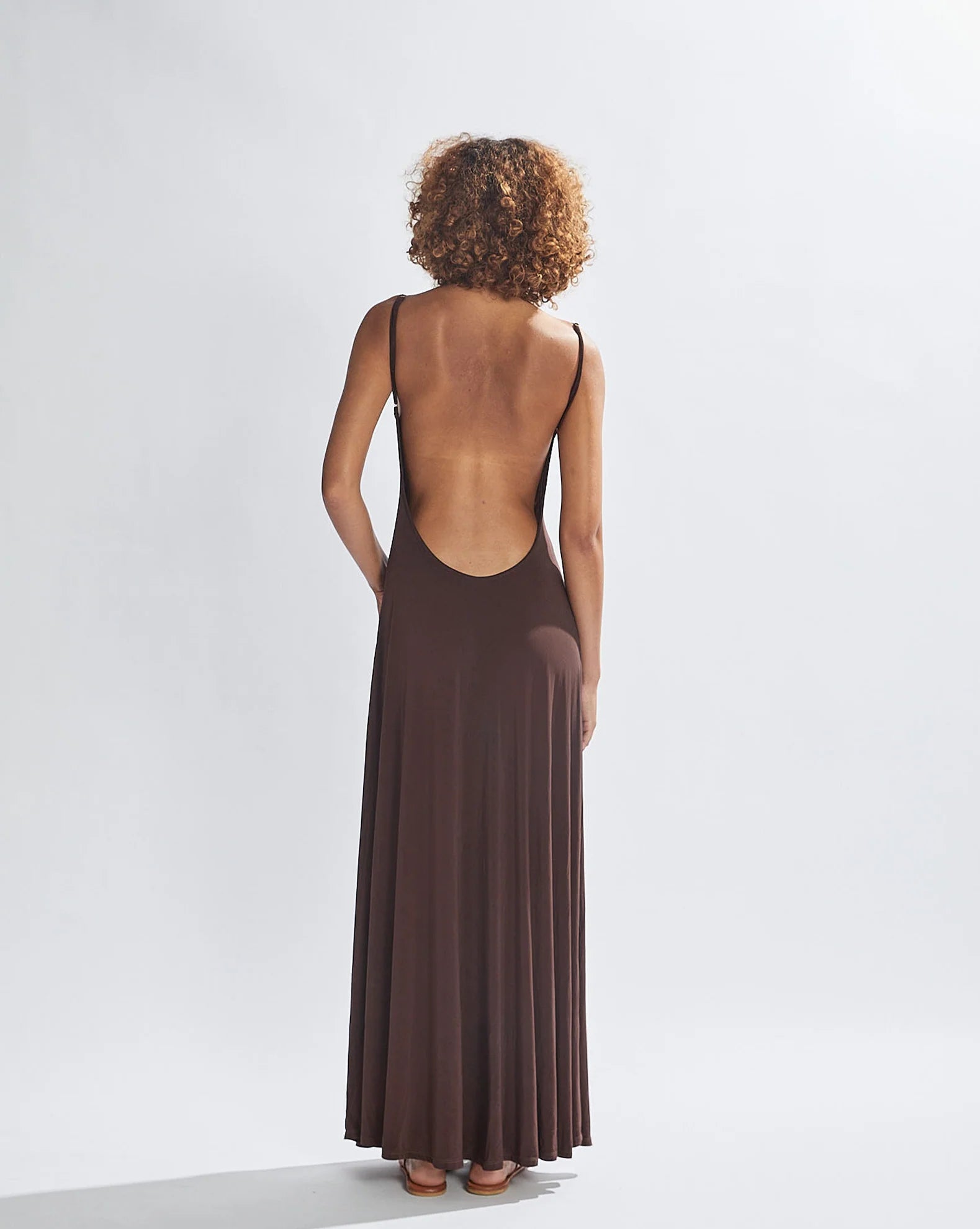 One Mile the Label Sammy Maxi Dress | Cocoa Brown