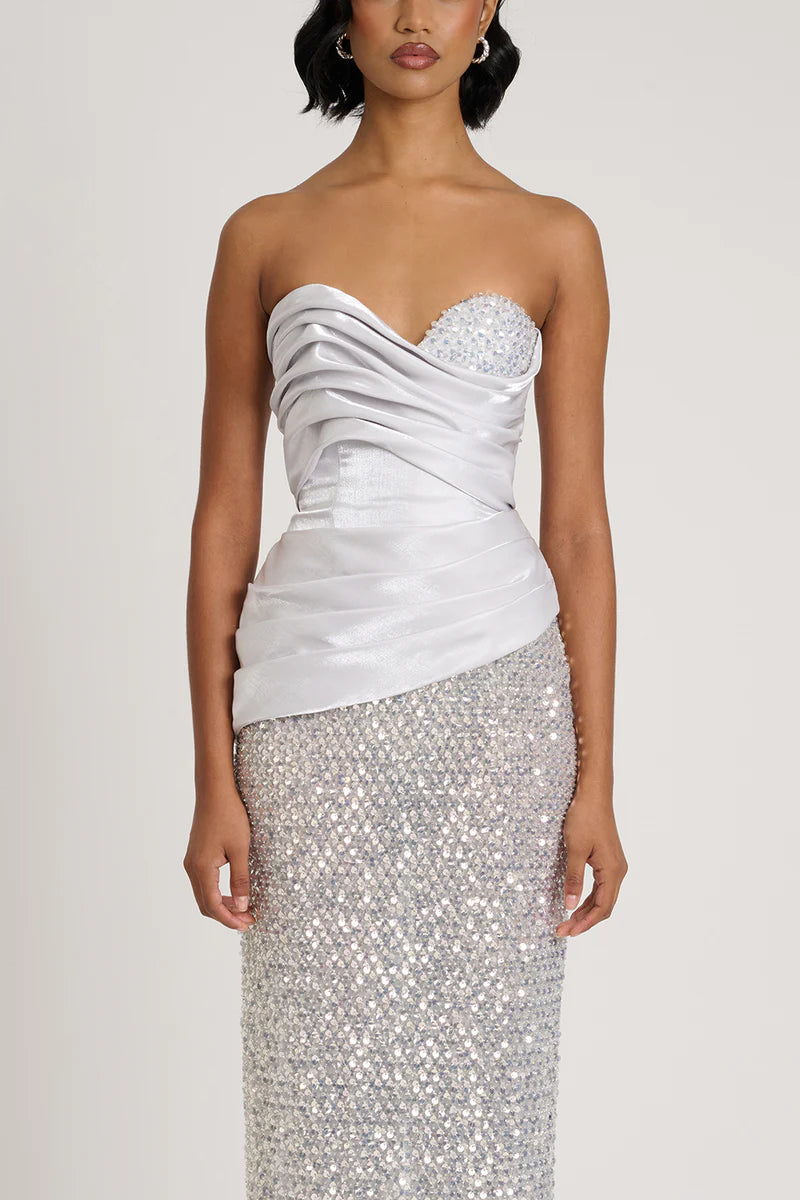 Eliyah Gia Gown | Silver