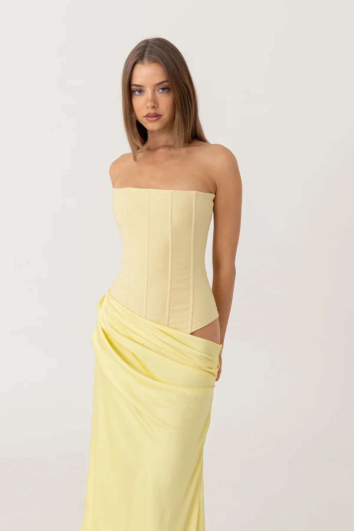 Huxley Gown Lemon