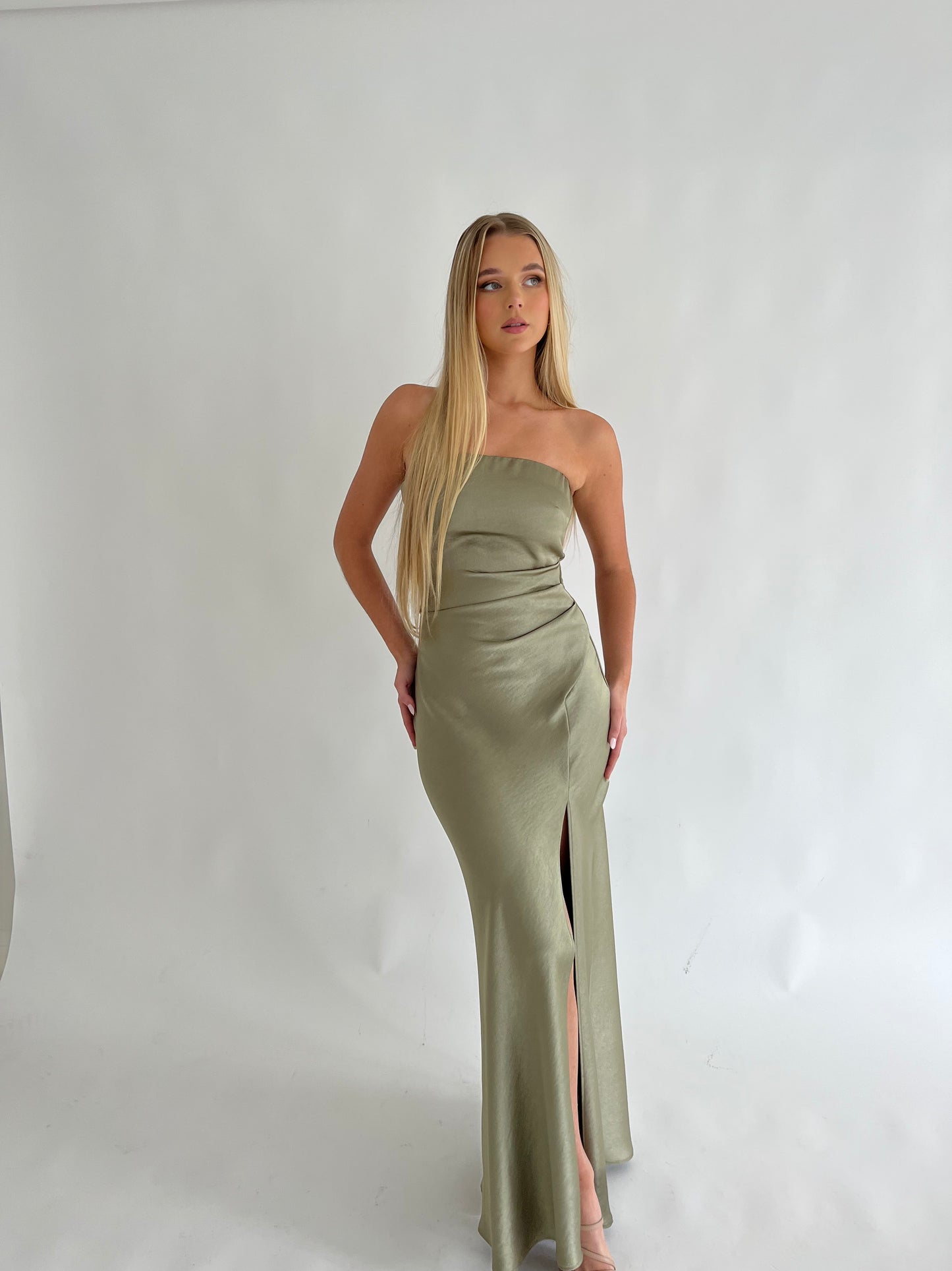 Symone Maxi Dark Olive