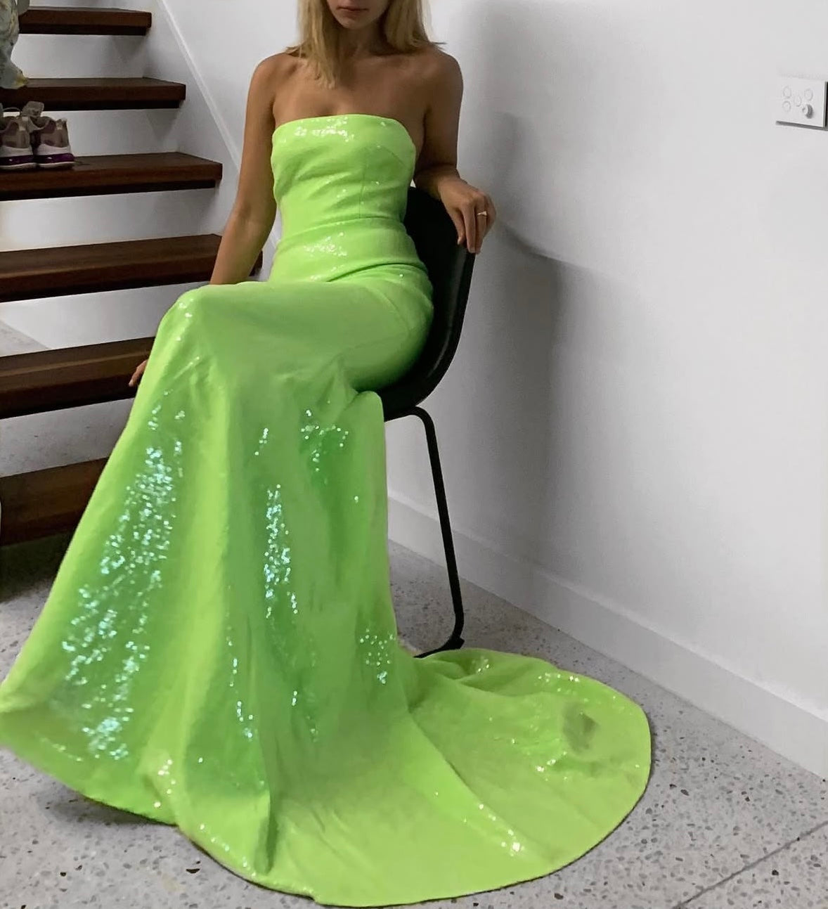 Alex Perry Gown Hire (Lime)