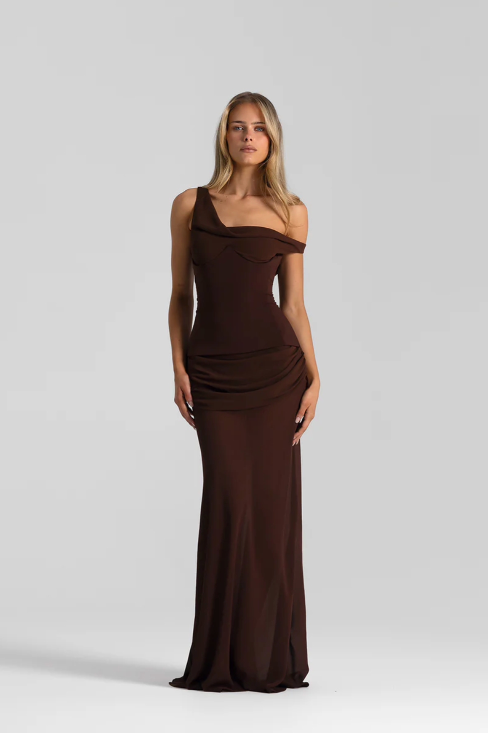 Natalie Rolt Cadence Gown | Espresso