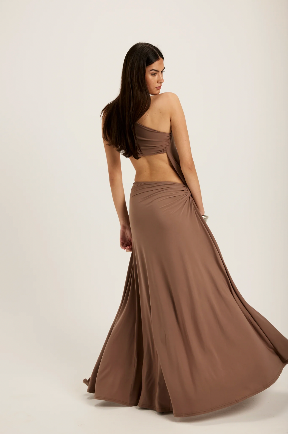 Ance Gria Serena Gown | Taupe