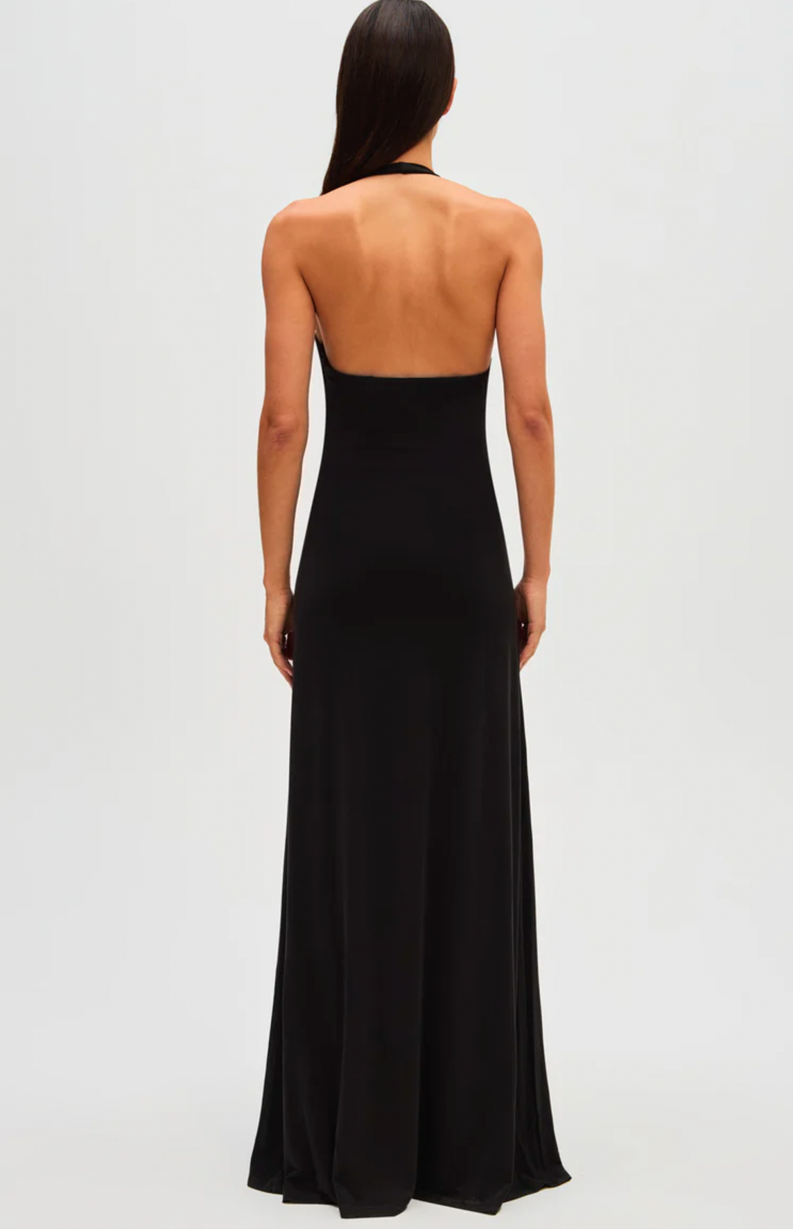 Misha The Jennifer Cupro Dress | Black