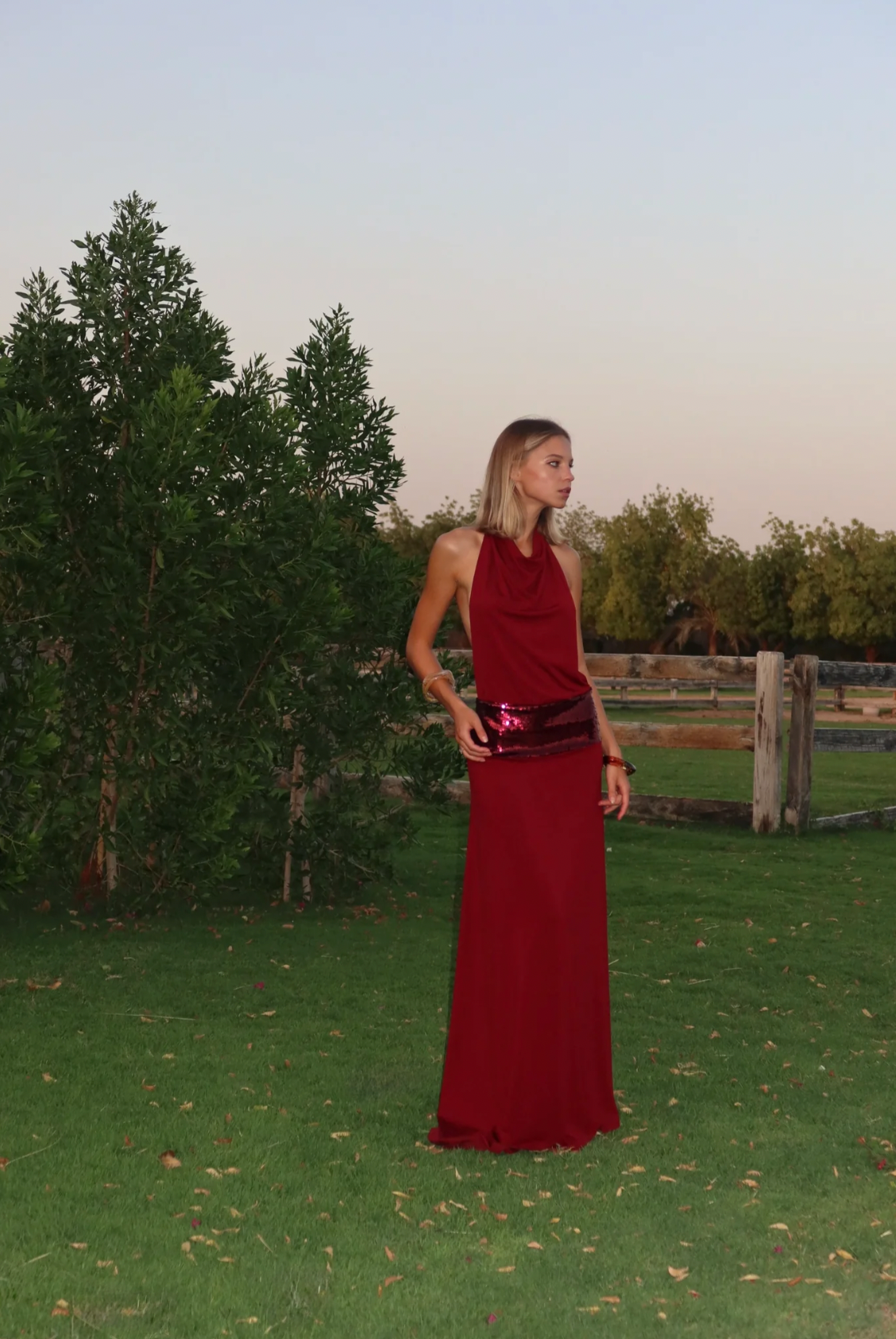 Adele Gown Wine