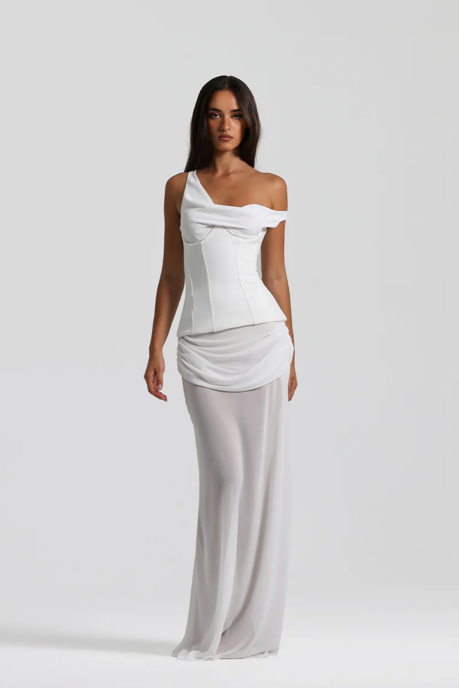 Natalie Rolt Cadence Gown | White