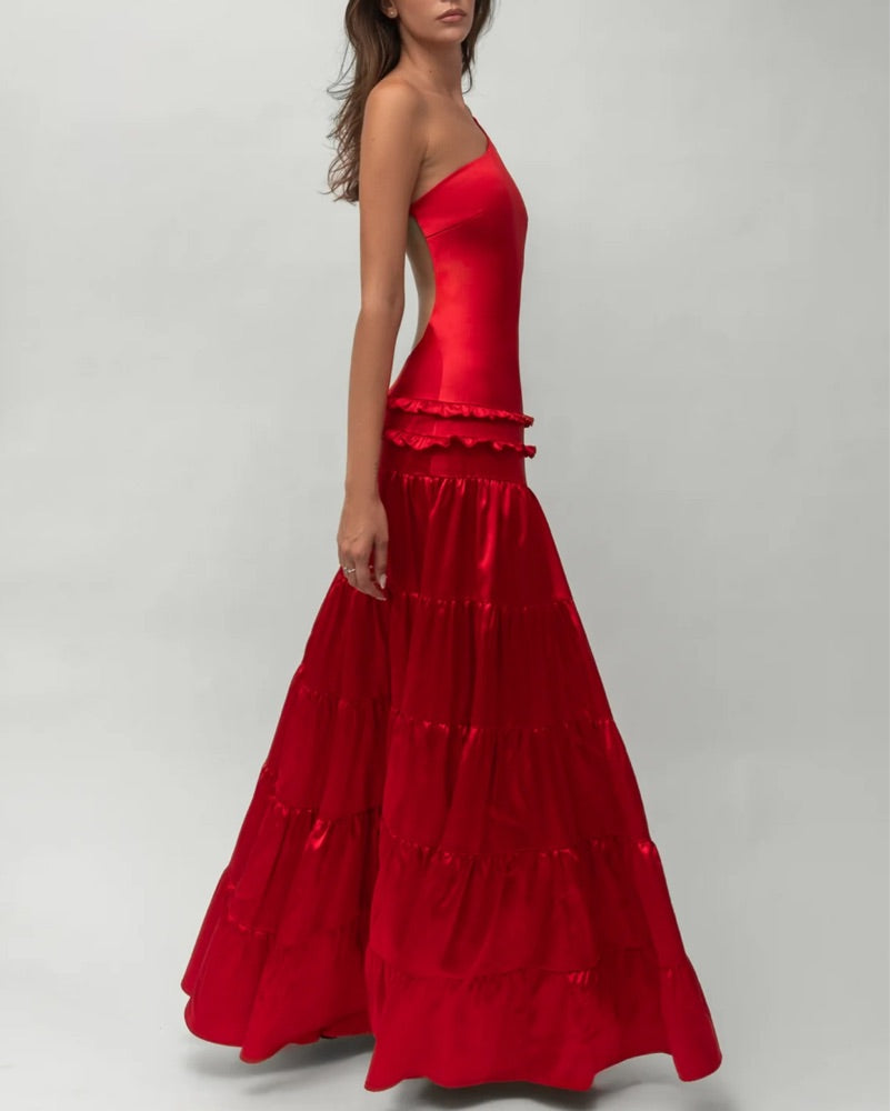 Fenity Athena Dress | Red