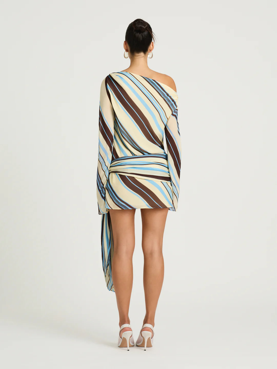 BENNI Elise Mini Dress | Ocean Stripe