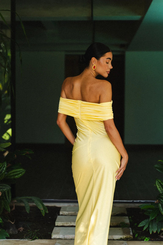 Kayla Gown Lemon