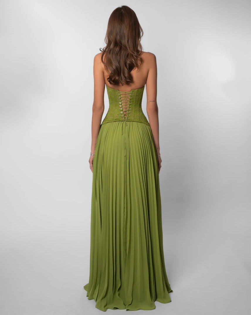 Fenity Gaia Dress Hire | Green