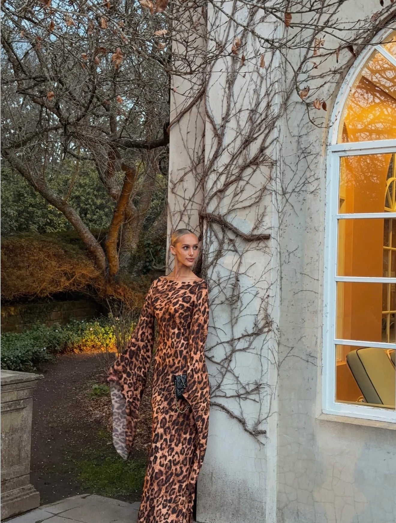 Helsa The Rosalind Dress | Leopard