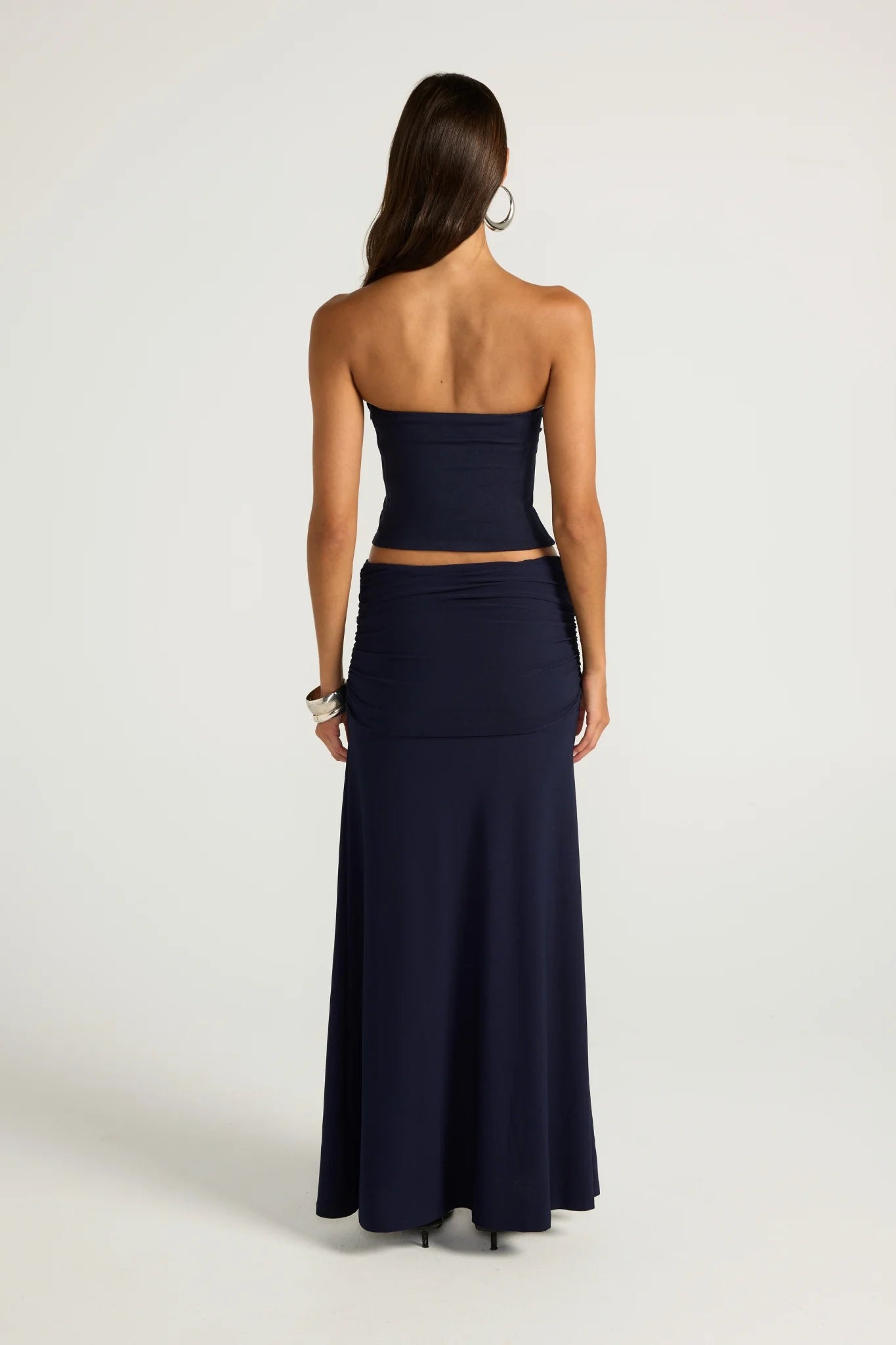 Back image of Ance Gria Jude Set Hire in Navy. Available with Fast Shipping and Returns Made Easy across Australia.