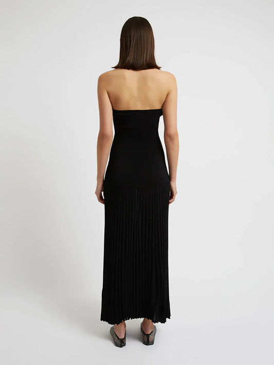 Sculptured Pleated Rib Dress