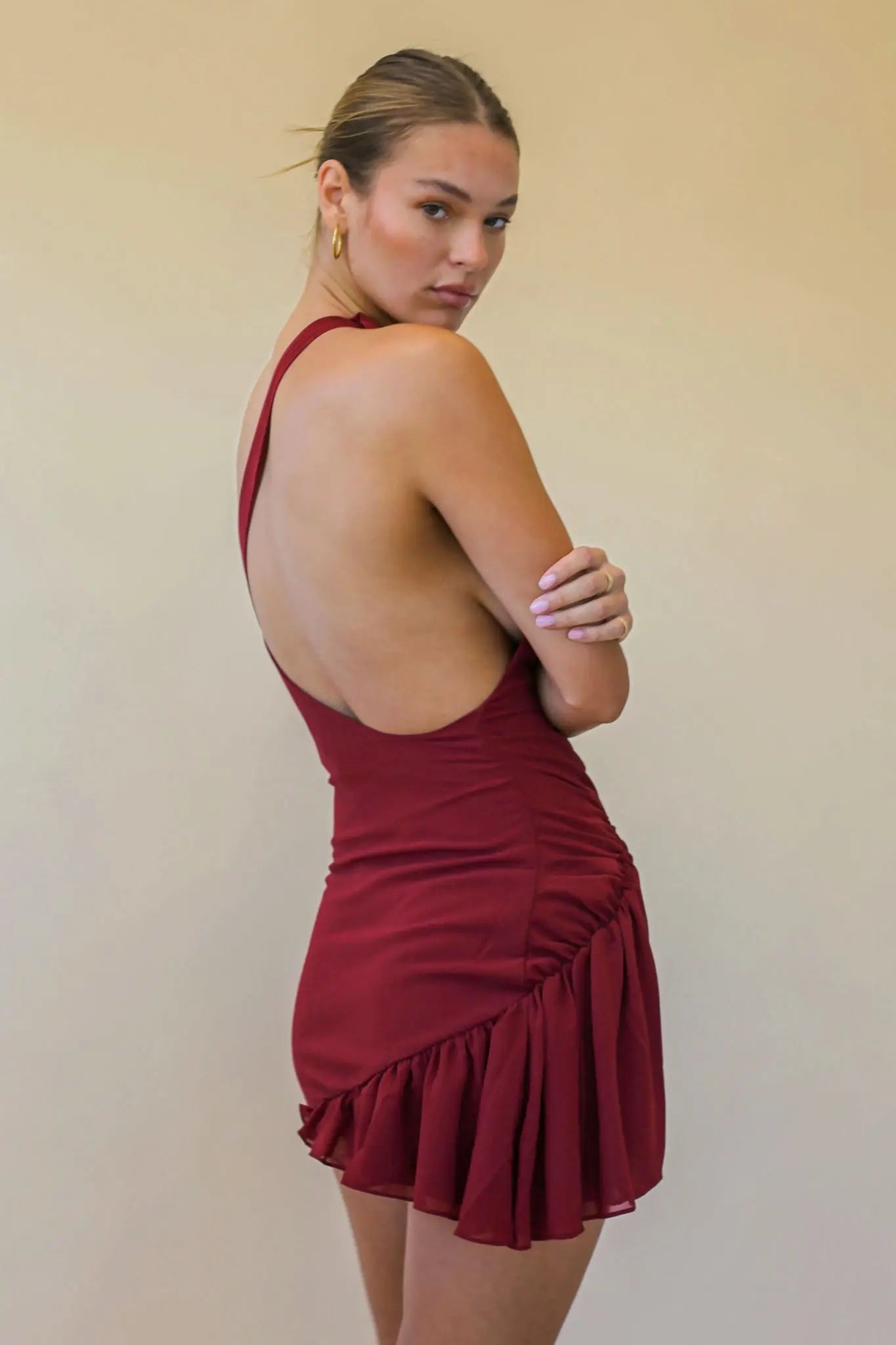 Koster Kulture Kaia Mini Dress | Wine