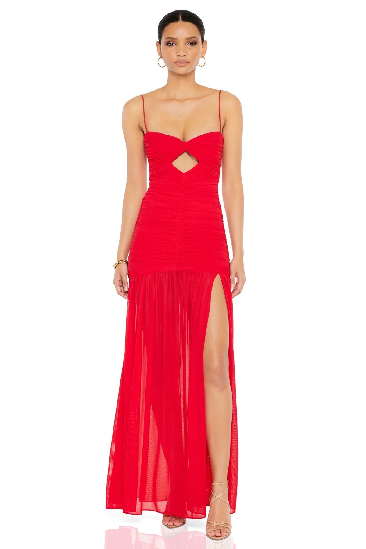 monroe maxi dress Nookie - Monroe Maxi Dress in Flame (Red)