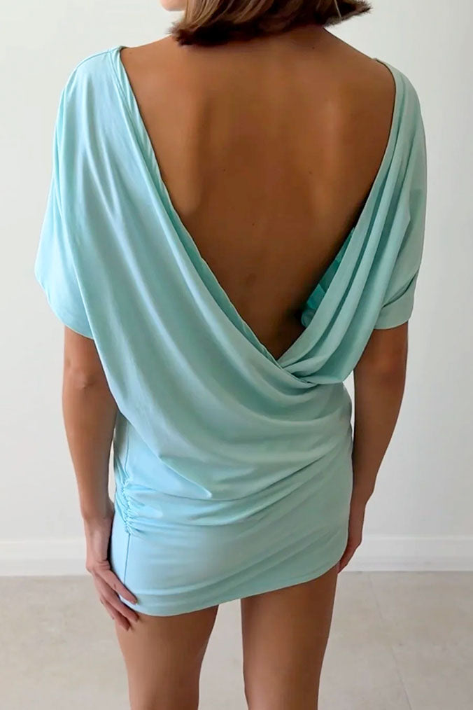 Nu Onda Luma Mini Dress | Aqua