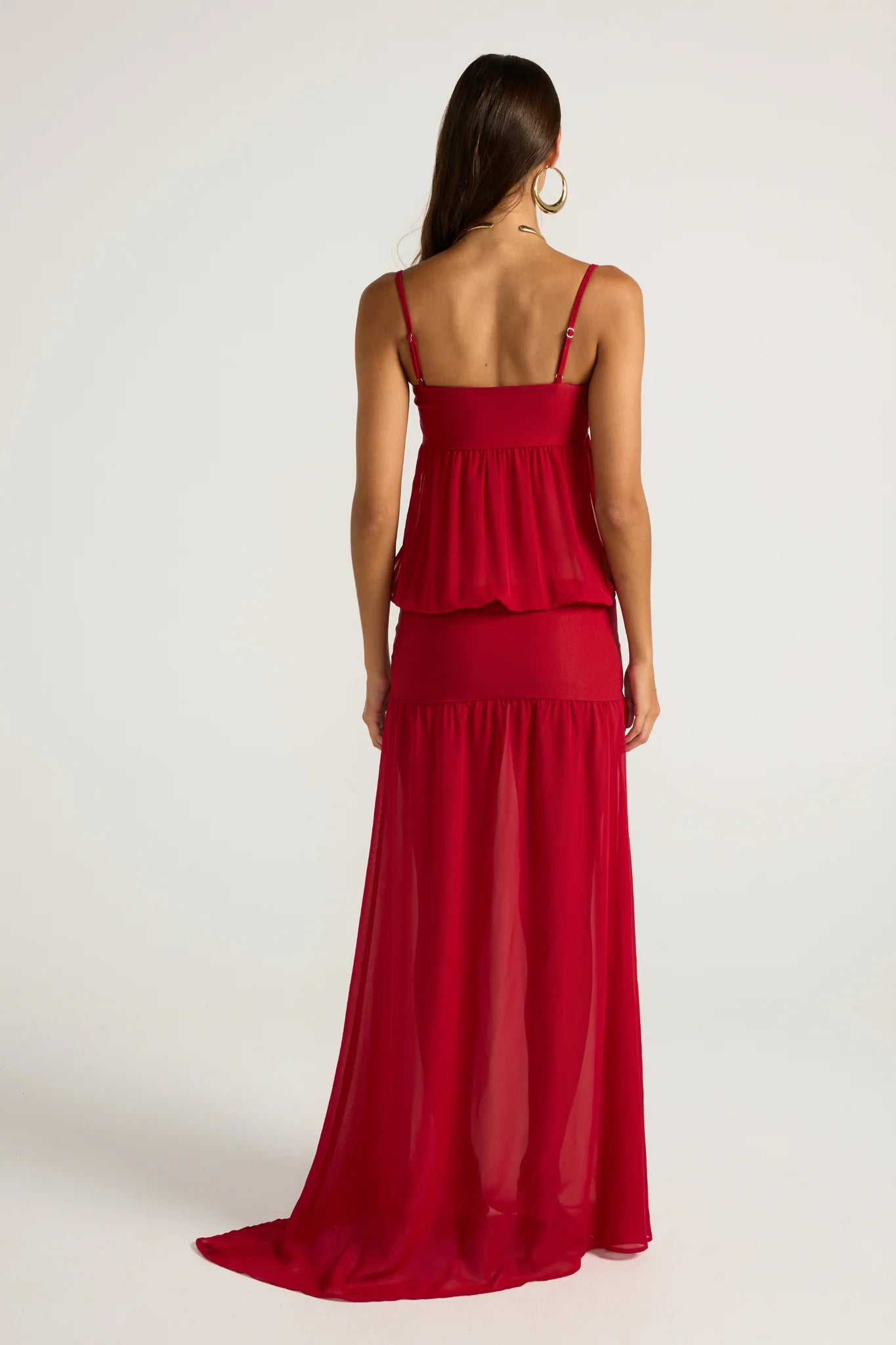 Ance Gria Romeo Gown | Cherry Red