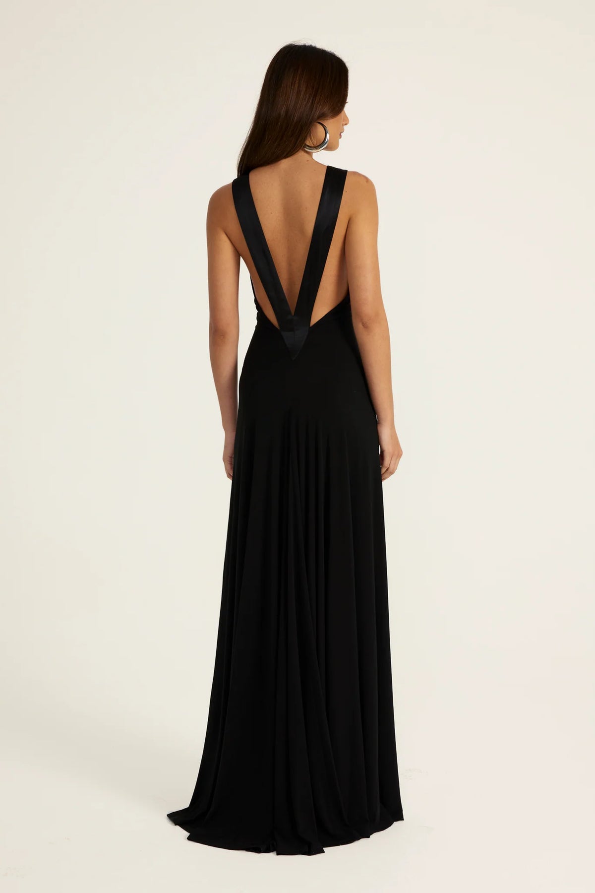 Ance Gria Rosa Gown | Black