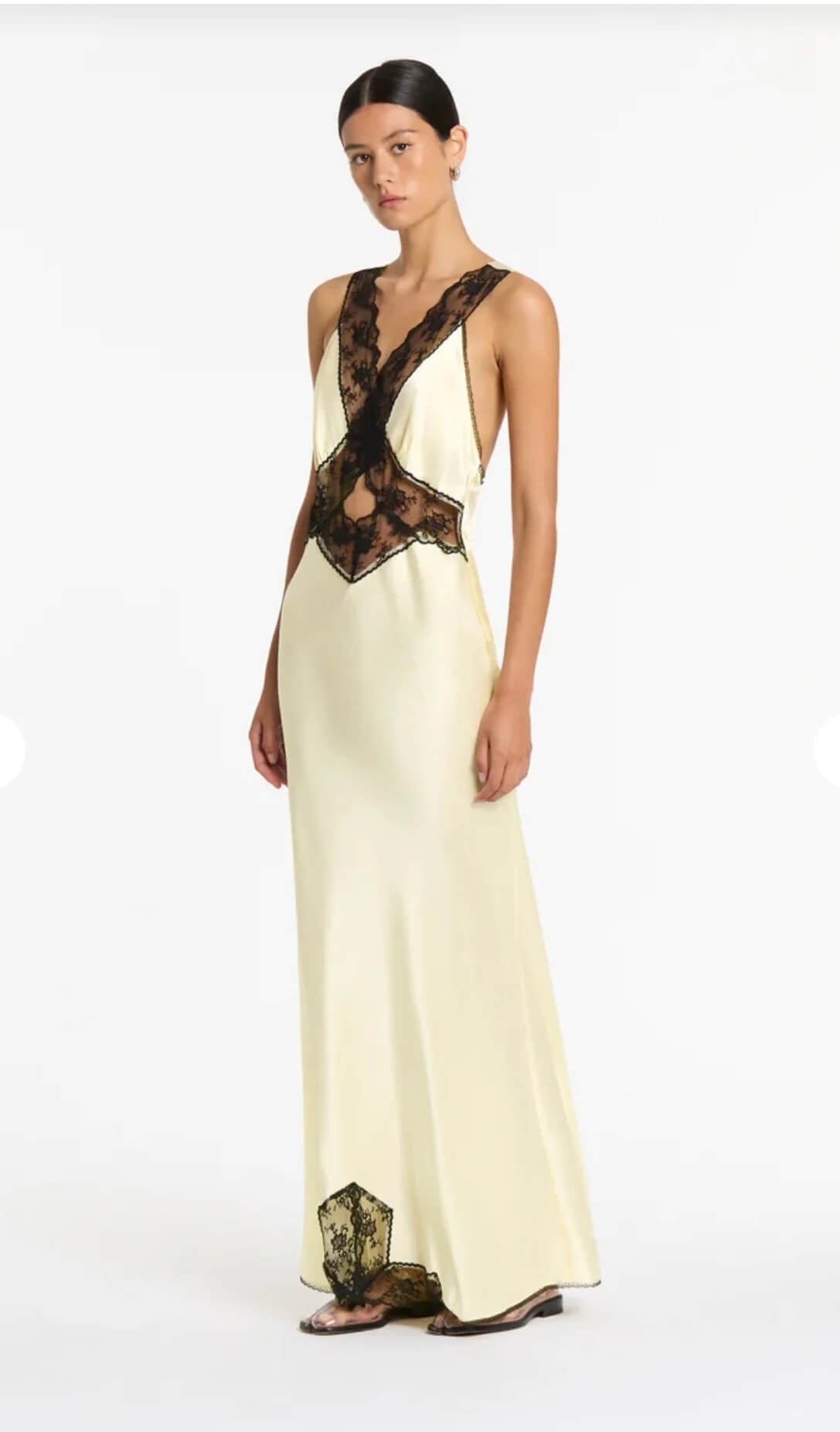 SIR. Aries Cut Out Gown | Lemon