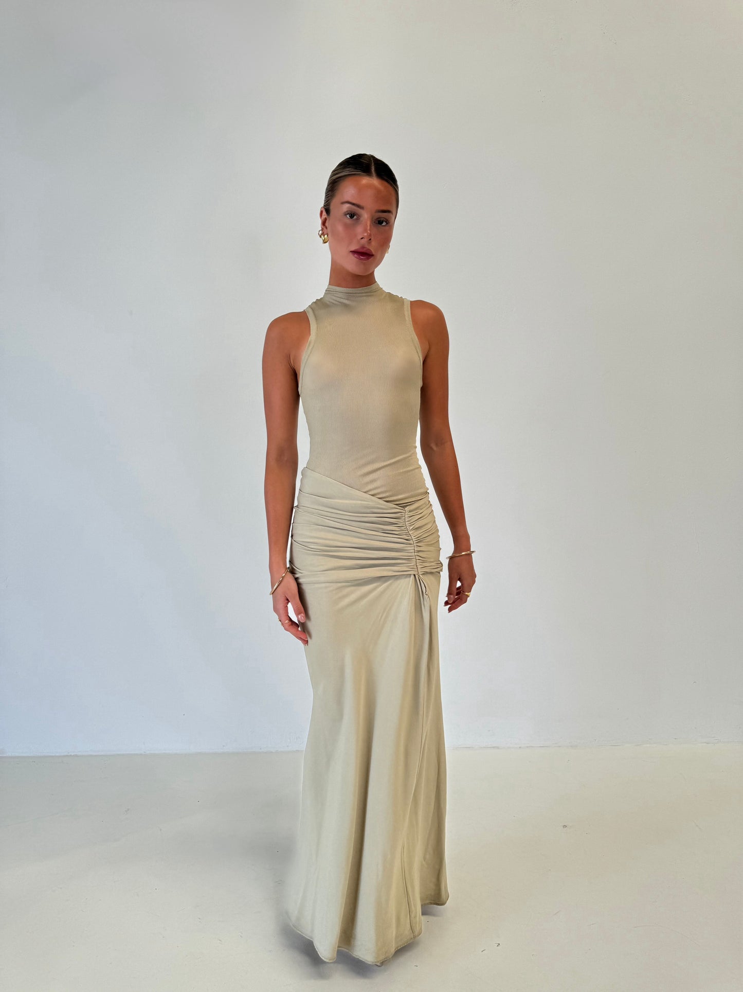 Fusion Ruched Gown