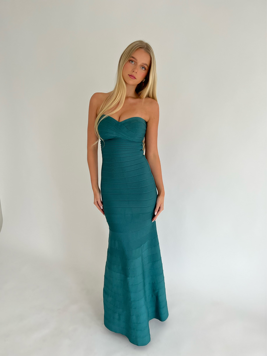Sara Gown Emerald