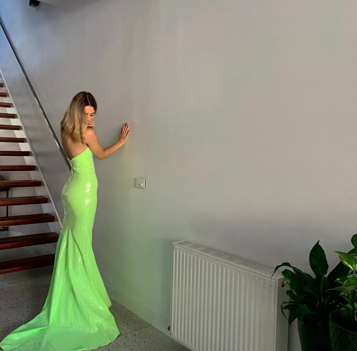 Alex Perry Gown | Lime