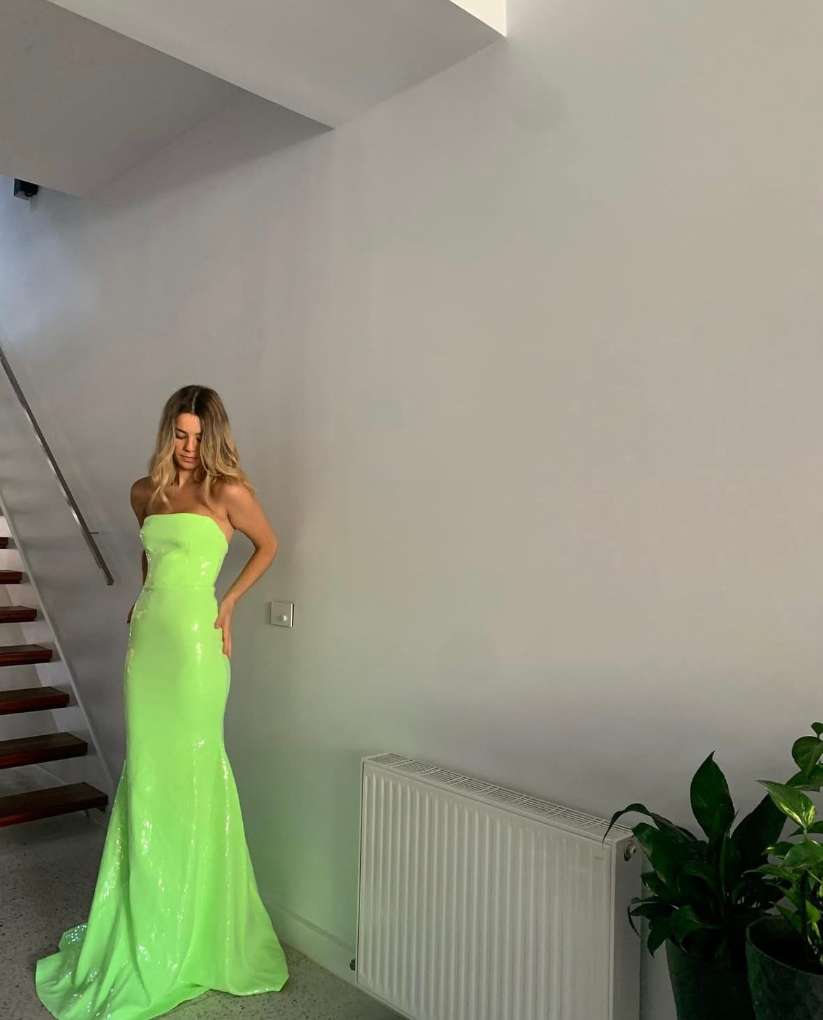 Alex Perry Gown Hire (Lime) - Designer Dress Rentals Alex Perry Gown Hire (Lime) - Designer Dress Rentals