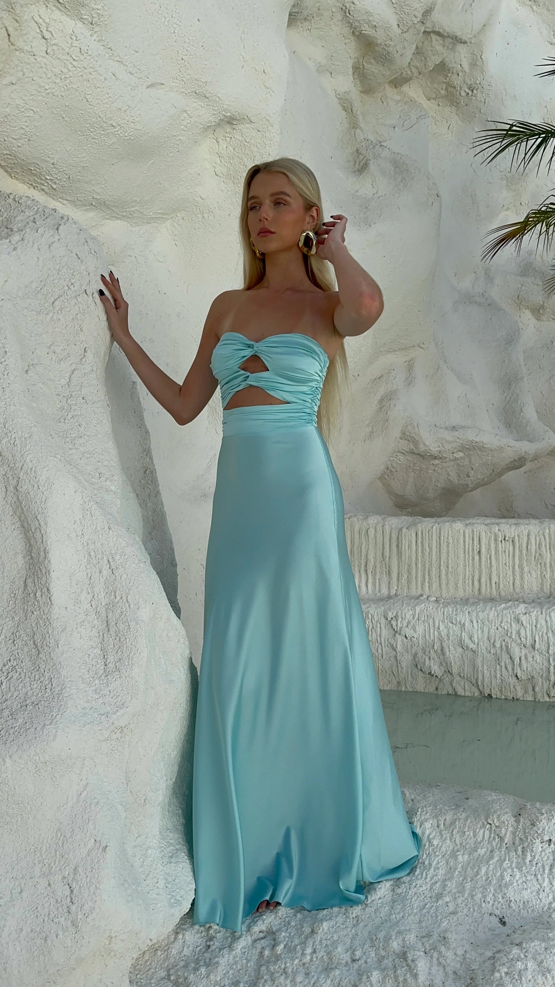 Inka Gown Aqua – CCDRESSHIRE - Main Image