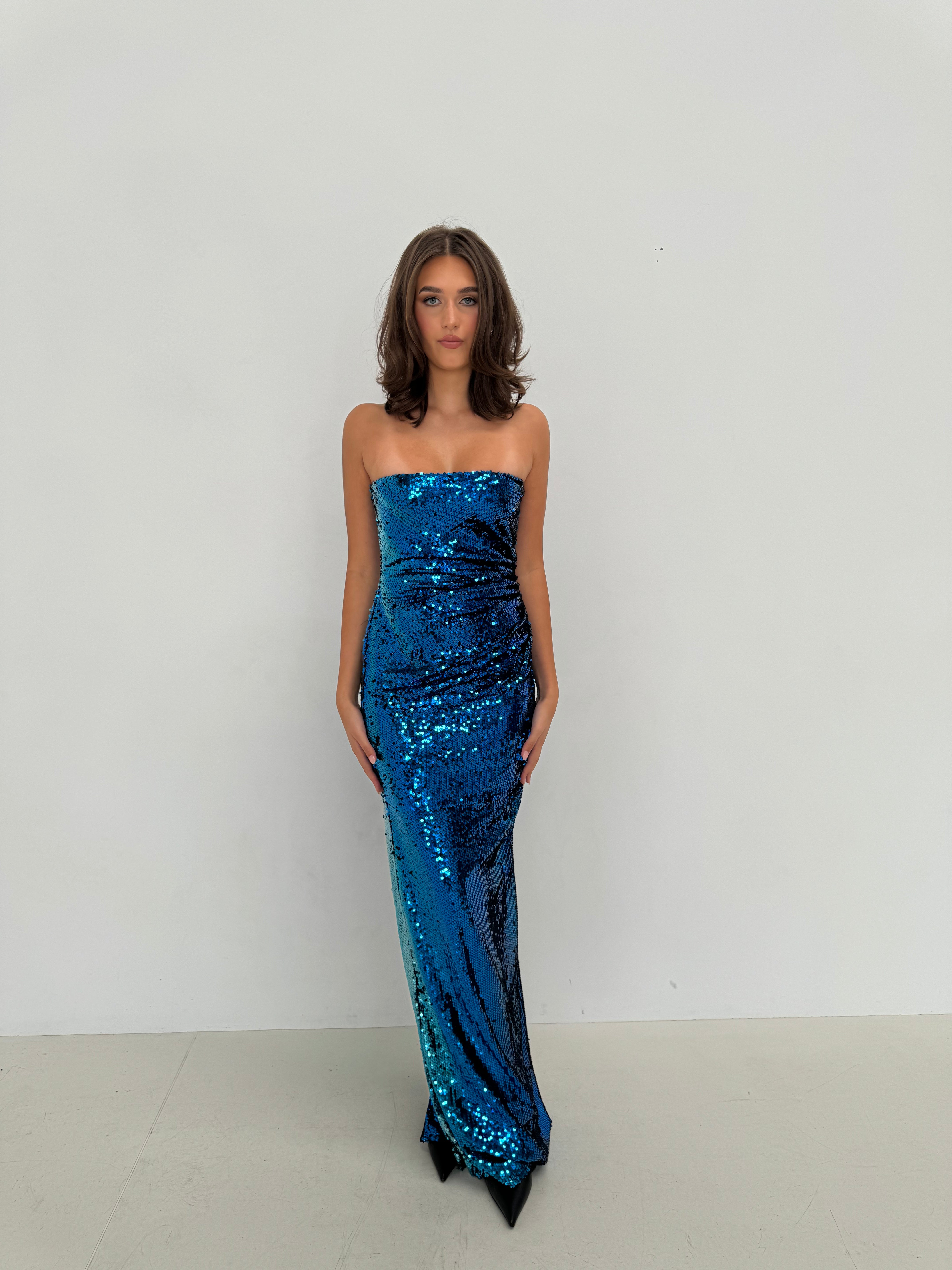 Meraki Gigi Gown | Midnight Blue (Navy)