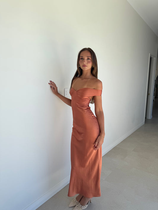 Bridget Dress Rust