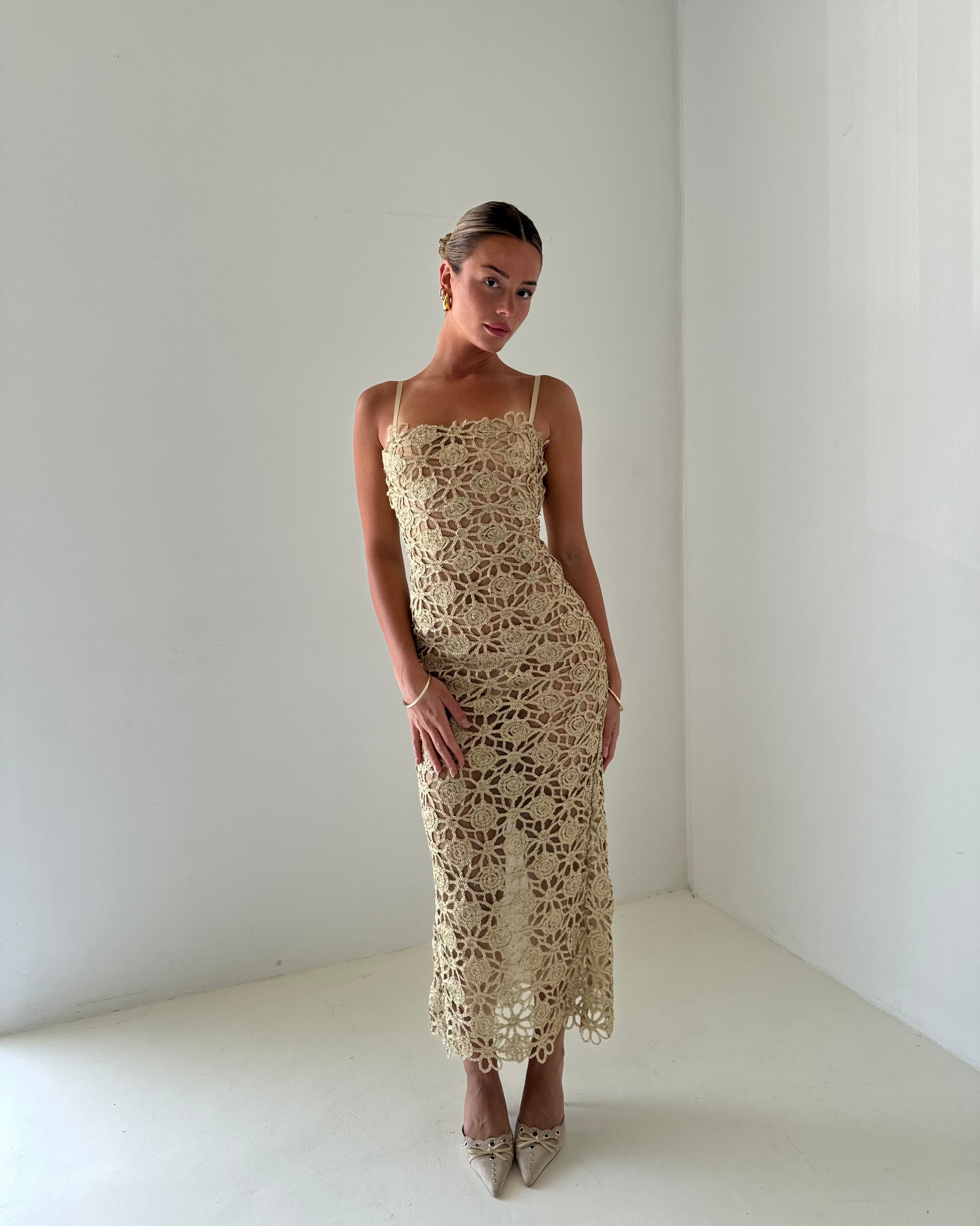Arcina Ori Kendra Dress | Gold