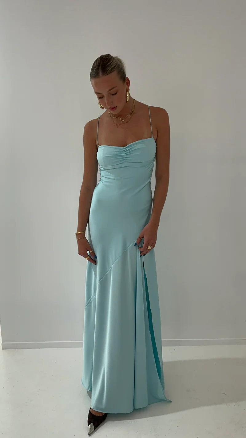 Gaia Gown Aqua