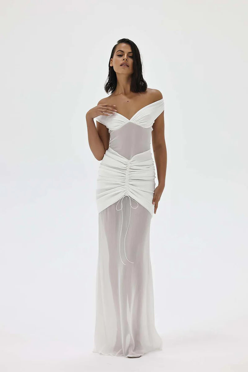 Natalie Rolt Marcella Gown | White