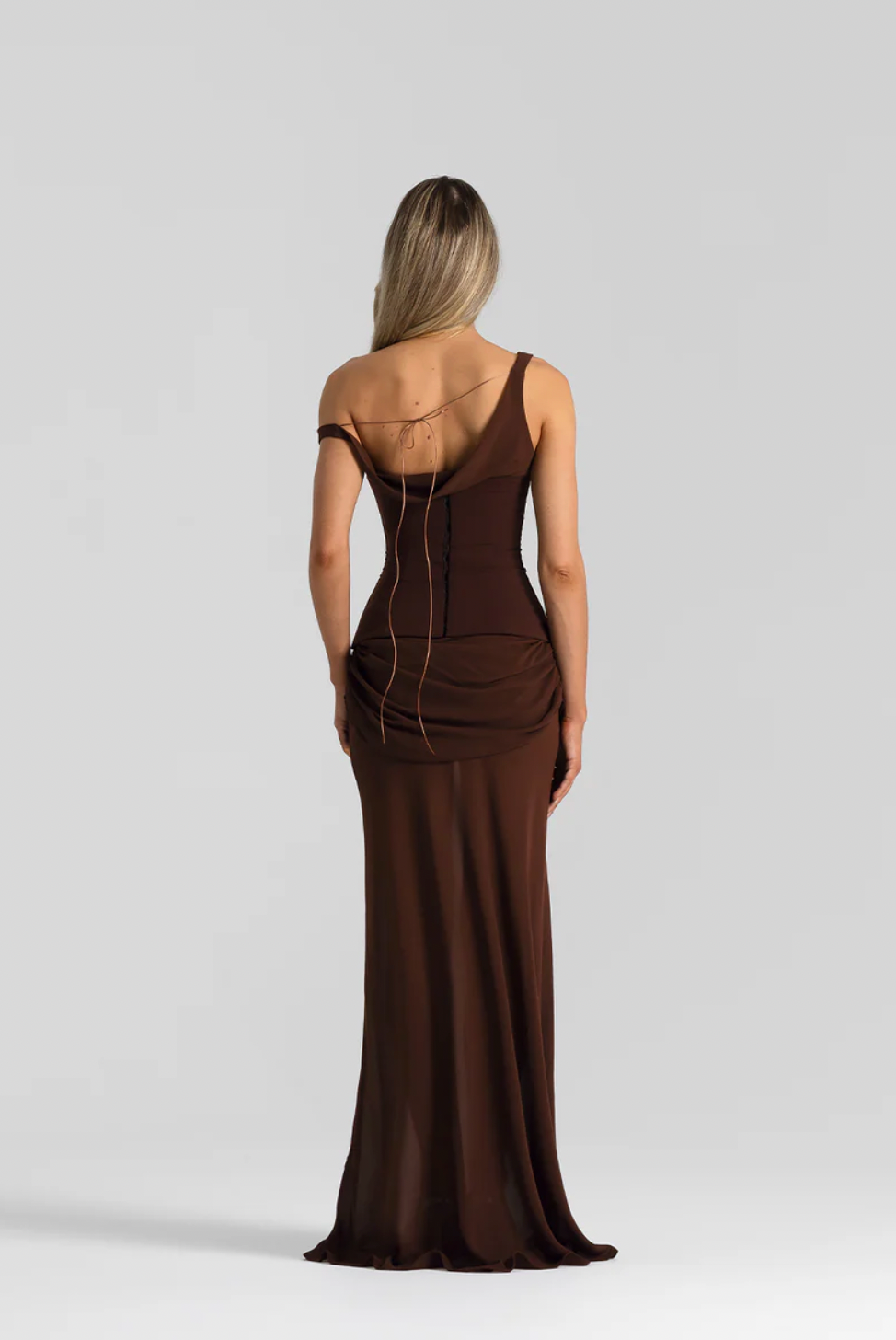 Natalie Rolt Cadence Gown | Espresso
