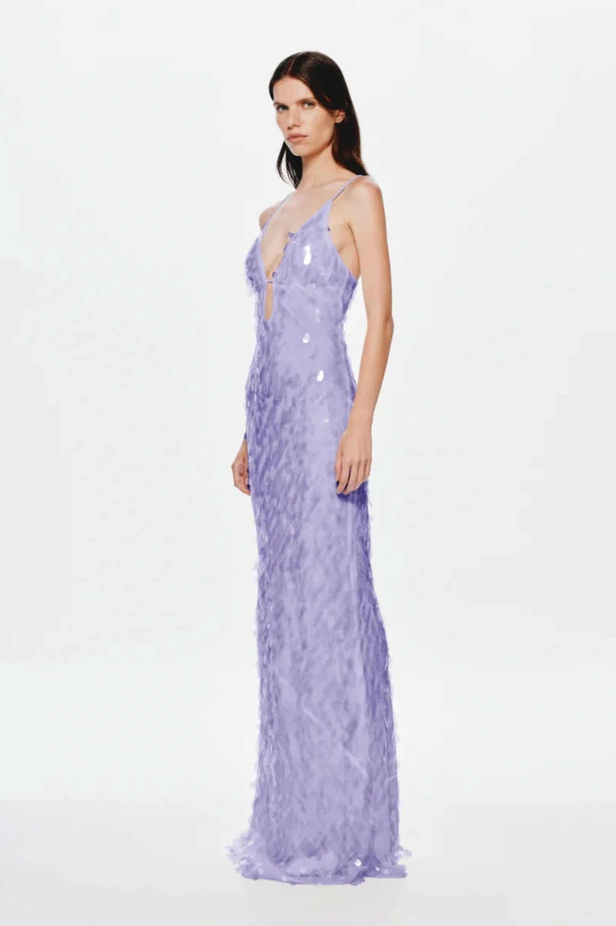 Sapphire Sequin Maxi Lilac