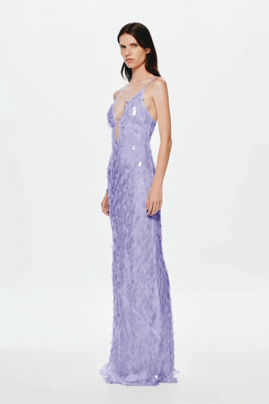 Sapphire Sequin Maxi Lilac