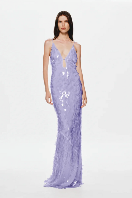 Sapphire Sequin Maxi Lilac