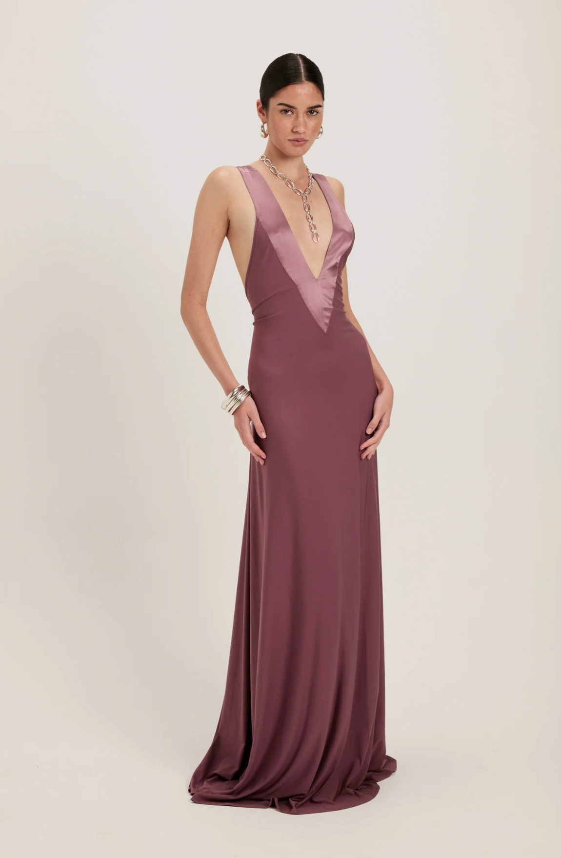 Rosa Gown Mauve