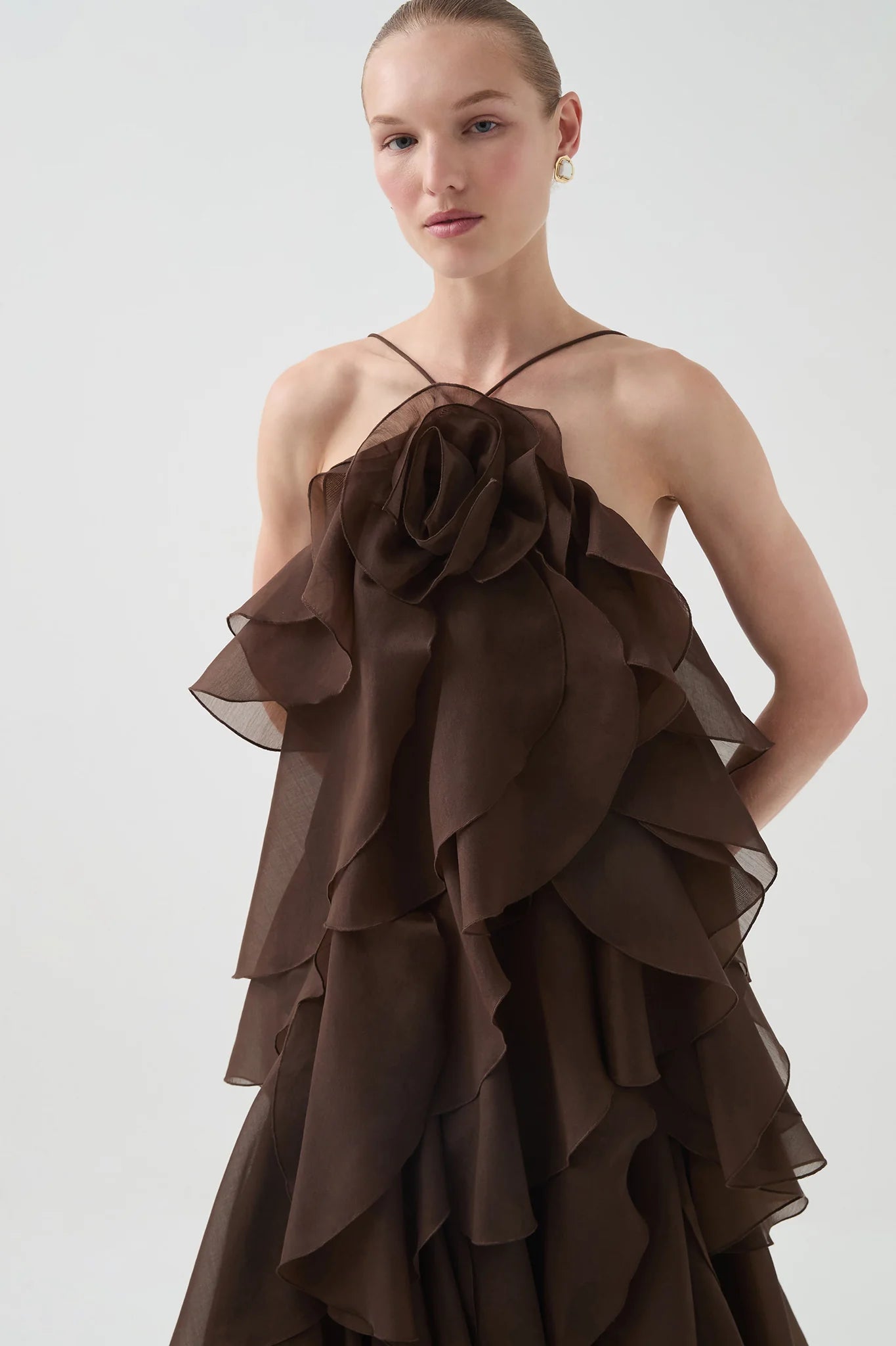 Aje Pandorea Maxi Dress Hire (Carob) | Australia-Wide Aje Pandorea Maxi Dress Hire (Carob) | Australia-Wide