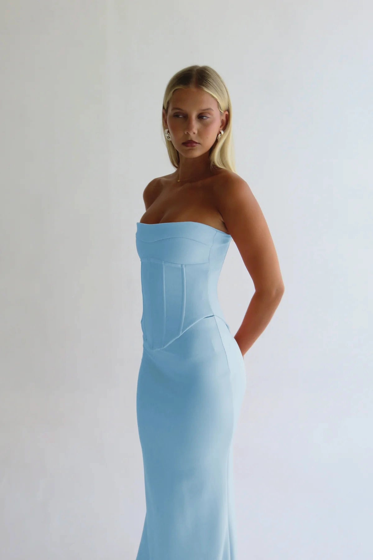HNTR the Label Louie Gown Hire | Baby Blue