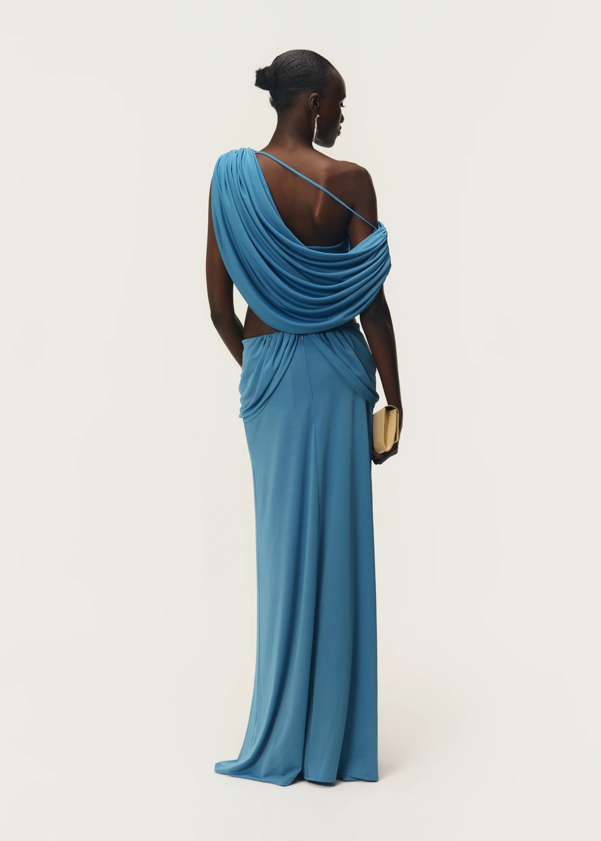 Arcina Ori Chiara Top & Skirt Set | Dusty Blue