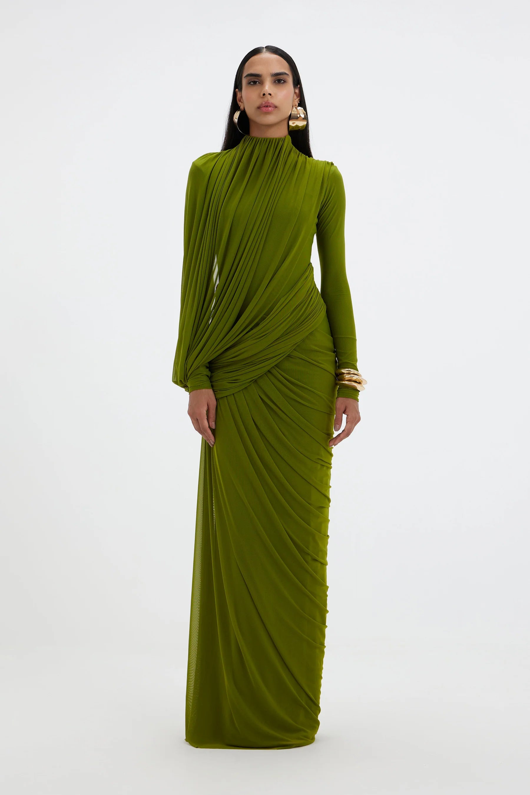 Deme by Gabriella Suzie Gown Hire in Lime Green. Perth Dress Hire available with Local Try-Ons and Collections. Sydney Dress Hire available with Express Delivery & Simple Returns.
