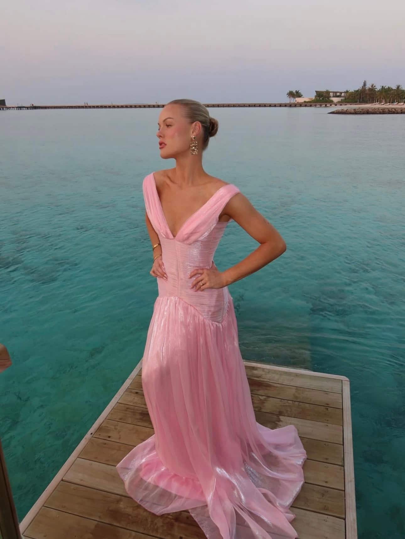 The Selene Gown One-of-One | Pink