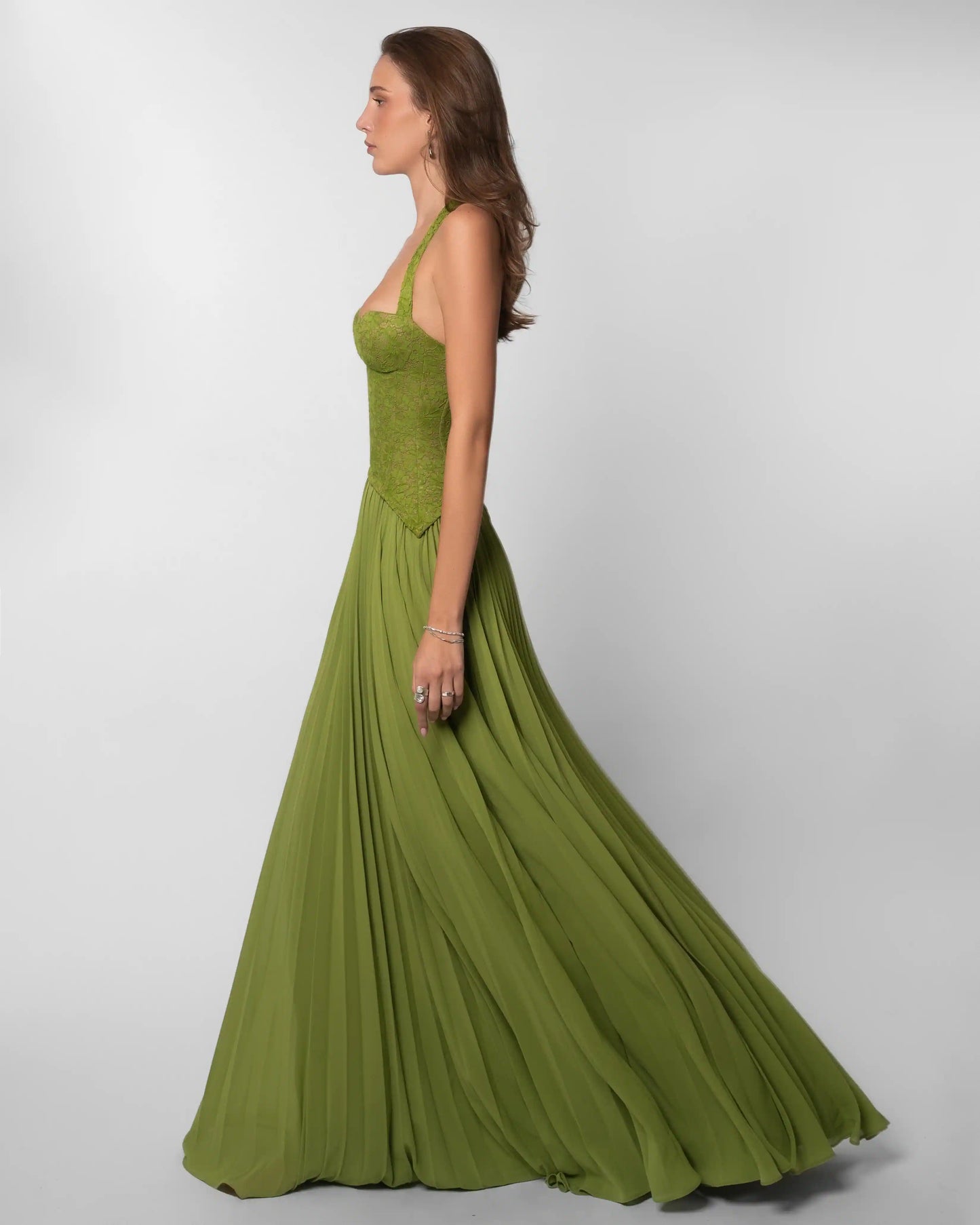 Fenity Gaia Dress Hire | Green