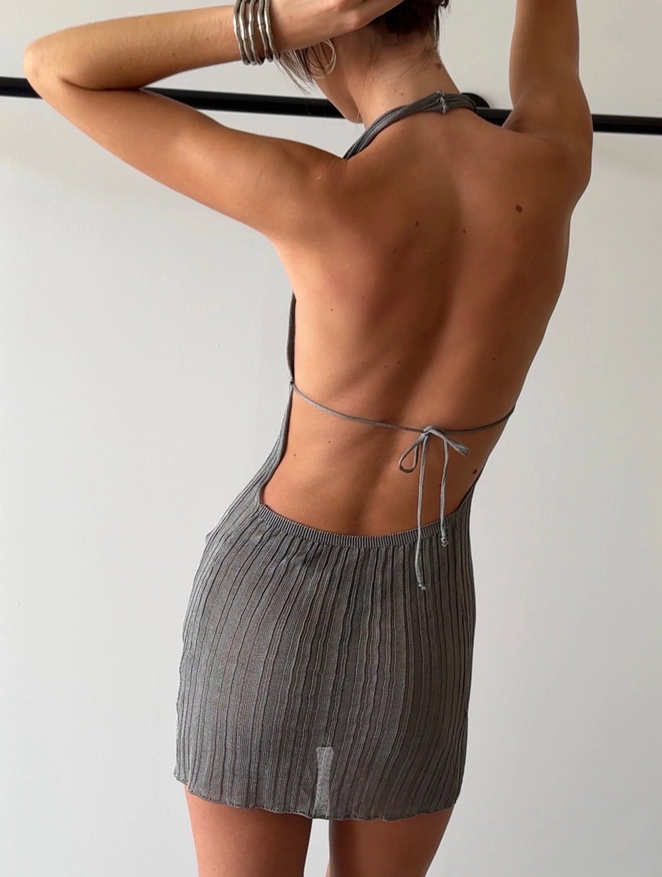 Gimaguas Rei Mini Dress | Grey