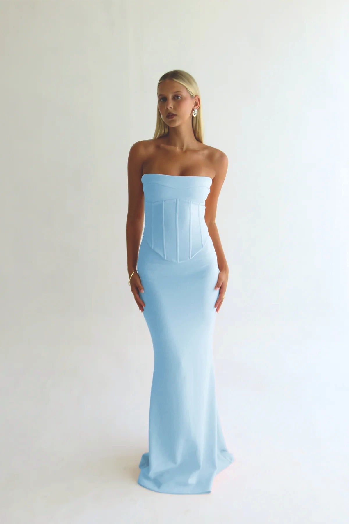 HNTR the Label Louie Gown Hire | Baby Blue