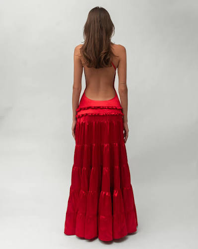 Fenity Athena Dress | Red